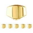 thumbnail image 6 of 6 Pieces Peg Button Tuner Machine Heads Zinc Alloy Golden Cap, 6 of 6