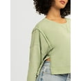 thumbnail image 4 of Jessica Simpson Women's Philomenia Knit Denim Pullover Top, Sizes XS-4X, 4 of 6