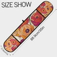 thumbnail image 3 of Yayeee Double Oven Mitt Kitchen Heat Resistant Baking 35" x7" Quilted Glove, Orange Hand Drawn Floral, 3 of 6