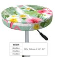 thumbnail image 4 of Disketp Tropical Flamingo Funda Redonda para Taburete, Funda de Cojín para Silla de Bar Suave y Elástica-13 inch, 4 of 7