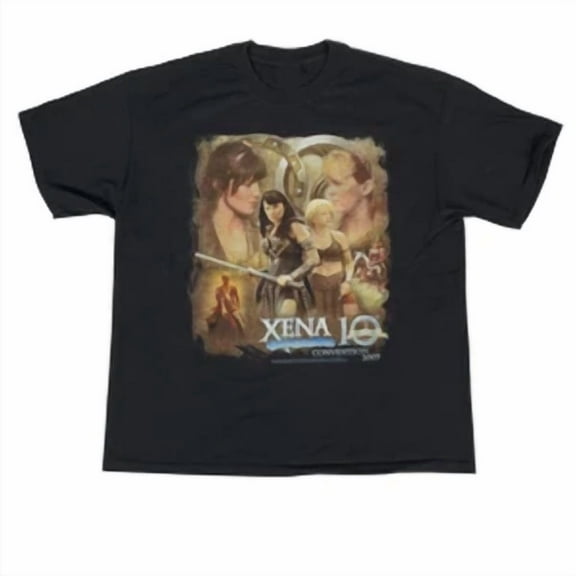 RARE Xena The Warrior Princess 10th Anniversary T-Shirt Cotton Tee All Sizes