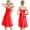 Red, variant on LYMAYTER Women's Satin Lingerie Mini Spaghetti Strap Dress Silk Satin Nightgowns M-4XL