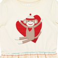thumbnail image 4 of Inktastic Hug Sock Monkey Girls Toddler Dress, 4 of 5