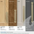 thumbnail image 3 of Amerock Coble 6-5/16 inch (160mm) Center-to-Center Golden Champagne Cabinet Pull, 3 of 6
