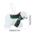 thumbnail image 3 of TIELUTT Mini Hanging from Ceiling Decorations for Living Room Miniature Christmas Decorations Lighted Hanging Christmas Decorations Lollipop Christmas Decorations Ribbon Gemstones and Decorations, 3 of 8