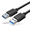 thumbnail image 1 of USB 3.0 Black 2m Usb To Usb Extension Cable Type A Male To Male Usb 3.0 Extender, 1 of 5