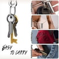 thumbnail image 5 of Jinsinto 1 Pack Micro Keychain Pill Holder, Portable Mini Size Titanium Alloy Pill Box Case, Waterproof & Lightweight Keychain Pill Container for Emergency Outdoor Travel Camping, 5 of 5