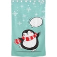 thumbnail image 2 of Coolnut Black Out Curtain Doorway Curtains for Window Treatments 84" Penguin Wearing A Scarf Having Fun Room Divider Curtains Kitchen Curtains, 2 of 7