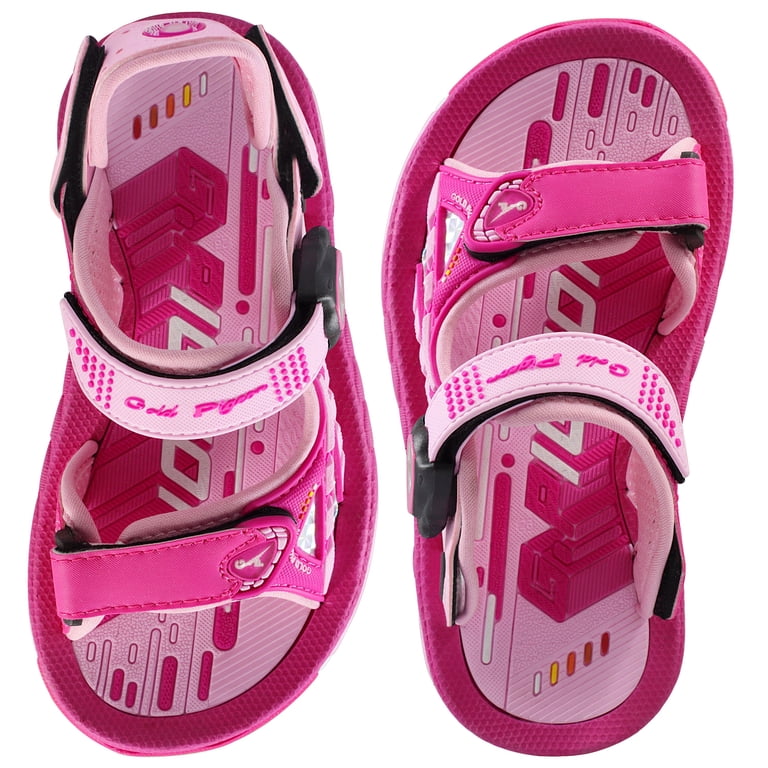 スナップキッズ p706p5g GP Kids Signature SNAP LOCK Sandals: 0706 Fuchsia, EU28 (Size