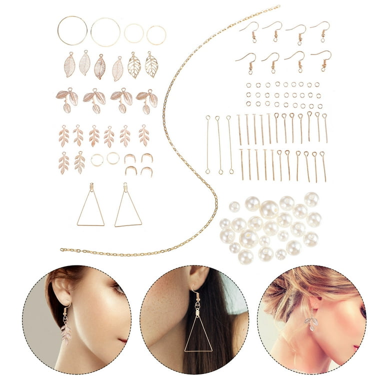 Mandala Crafts Earring Hooks for Jewelry Making – Earring Making Kit –  Earring Hook Earring Kit for Making Earrings 1150 PCs Five Assorted Colors