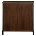thumbnail image 2 of Armoire moderne en MDF et métal – noyer, 2 of 7