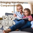 thumbnail image 4 of MaoGoLan 13'' Cute Teddy Bear Stuffed Animal Ligth Gray Bear Plush Toy, 4 of 6