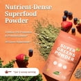 thumbnail image 5 of BioSchwartz Super Greens Powder with Probiotics, Prebiotics & Digestive Enzymes, 43 Green Superfoods Including Spirulina & Chlorella, 30 Servings, 5 of 10