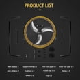 thumbnail image 3 of Simple Deluxe 24 inch 3 Speed 4700 CFM Metal Drum Fan-2 Pack, 3 of 7