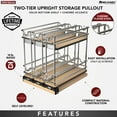 thumbnail image 5 of Rev-A-Shelf 9" Pullout Organizer, 2 Tier Shelf, 5WU2-9N3-1, 5 of 7