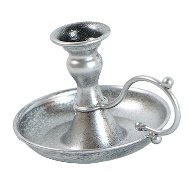 Candelabro Cónico, Candelabros Decorativos Para Repisa De Chimenea, Mesa, Color Plateado Plata