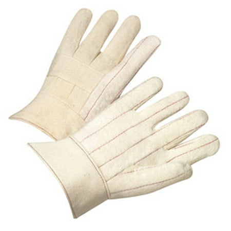 

Radnor Natural Heavy Weight Cotton Hot Mill Gloves With Band Top Cuff (28 Pairs)
