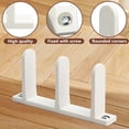 thumbnail image 5 of 4Pack Siding Closet Door Floor Guide Universal ABS Sliding Door Bottom Guide for 1-3/8Inch Thick Door Closet Door Guides, 5 of 7