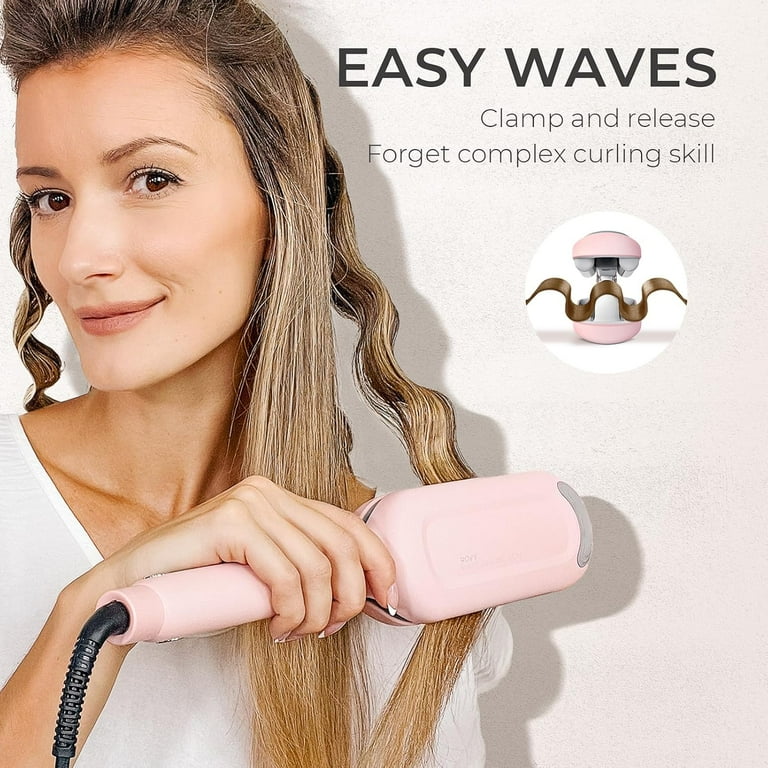 Curling Iron Hair Crimper Waver Beach Waves Curling Wand, Ionic