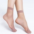 thumbnail image 5 of ZHENHONG No-show Socks for Women Sexy Plain Women 1 0Pair Socks Short Stylish Top Ankle Socks Net Socks, 5 of 9