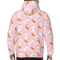 thumbnail image 7 of Naloa Rabbit And Carrot Men's Casual Hooded Collar Drawstring Hoodies Pullover Sweatshirts Casual Long Sleeve Shirts-3X-Large, 7 of 7