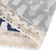 thumbnail image 2 of Bangus Microwave Oven Cover Dust Oil Proof Cloth with Storage Pockets Cotton Linen Kitchen Toaster Appliance Protector, 2 of 5