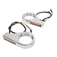 thumbnail image 3 of Front Fork LED Turn Signal Light High Brightness Stability Clamp Indicators Lights for 41MM Fork, 3 of 4