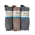 thumbnail image 2 of Big and Tall Men's Crew Socks Midweight Cotton Blend in Fashionable Heather Colors, 2 of 3