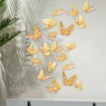 thumbnail image 6 of CCOCC 20Pcs Butterfly Wall Decor,Lightweight Wall Adhesive Butterfly Decor,Multi-Scene Compatibility 3D Wall Art,LightGold, 6 of 7