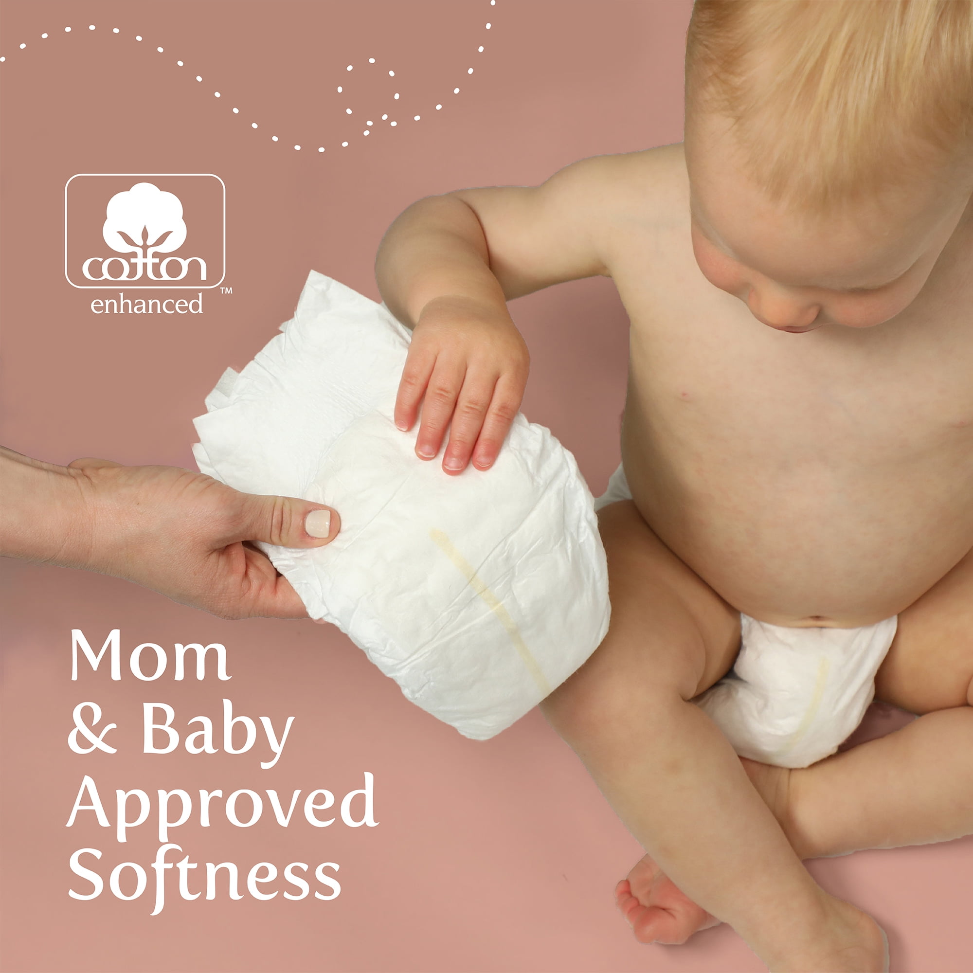 Earth & Eden Sensitive | Eco-Conscious & Hypoallergenic Diapers | Size 6 | 136 Count