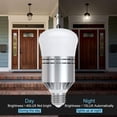 thumbnail image 3 of shiyou-Dusk to Dawn Light Bulb, 12W Smart Sensor LED Light Bulb, E26/E27 Automatic On/Off Sensor Porch Light Bulb Security Light Outdoor/Indoor Light Bulb for Porch Garage Garden Patio (1 Pack), 3 of 4