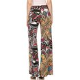 thumbnail image 2 of Sakkas Mikaela Spring / Summer Print Wide Leg Spandex Palazzo Pant - Design 31 - Large, 2 of 4