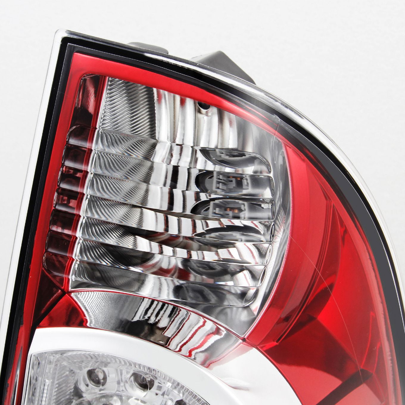 AKKON - For 2005-2015 Toyota Tacoma Pickup Truck Red Clear Rear Tail Lights Brake Lamps Replacement Pair Left + Right