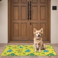 thumbnail image 4 of Yellow Dinosaurs Plants Pattern Door Rugs,Washable Non Slip Door Mats Indoor,Decorative Door Mats,Entry Mat Indoor for Entrance,Bedroom,Kitchen,Bathroom,16"x47", 4 of 6