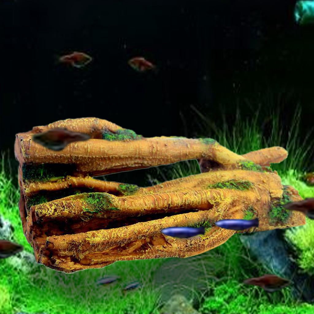 Aquarium Artificial Tree Trunk Driftwood Decoration Underwater Landscape Fish for Ornament Accessories