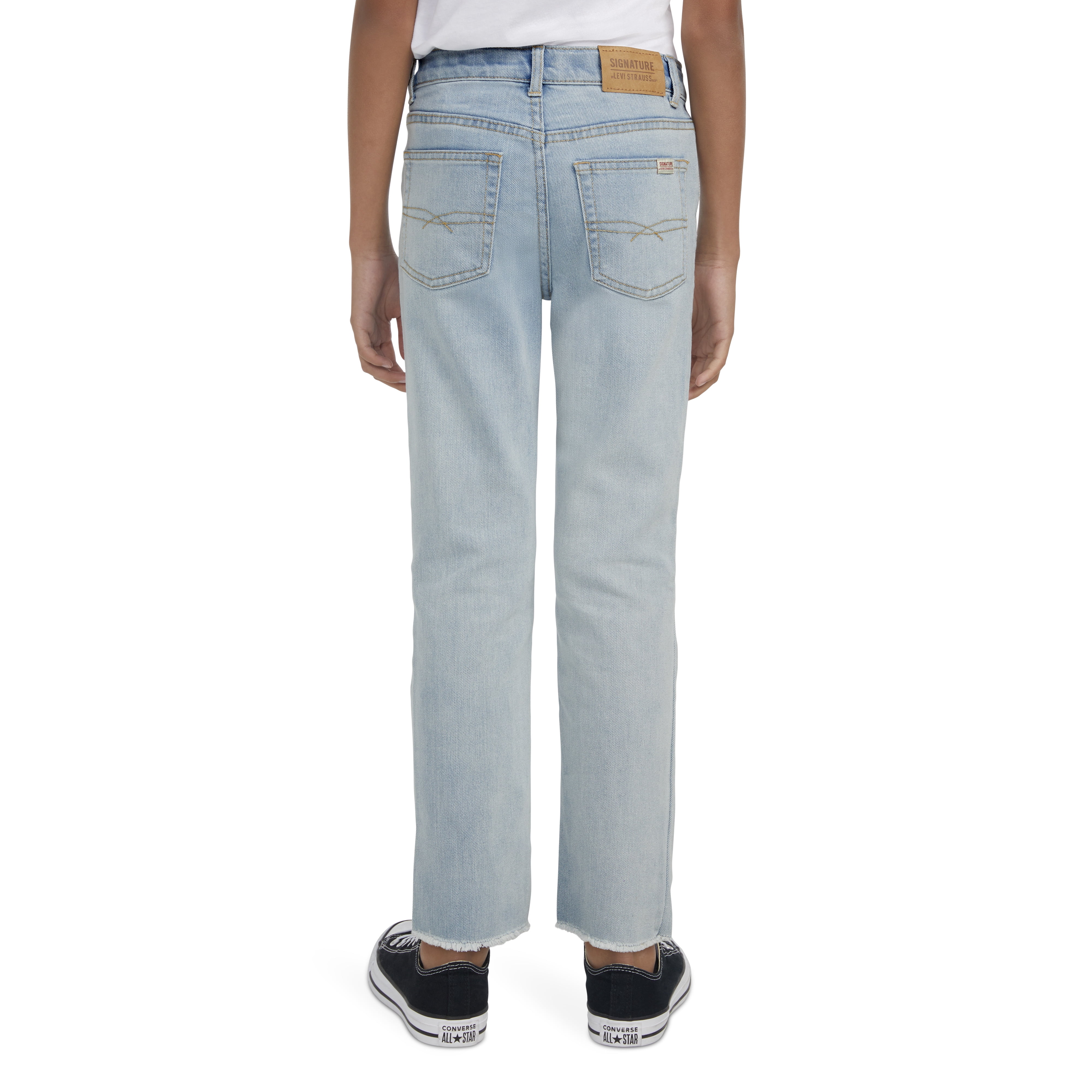Levi Strauss Signature Girls Heritage Ankle Straight Jeans, Sizes 5-14
