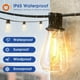 thumbnail image 2 of Guirnalda de luces para exteriores, 30 bombillas adicionales, 30,5 m, resistentes al agua, 2 of 8