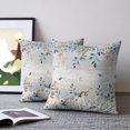 thumbnail image 2 of Thanksgiving Pillow Covers 26x26 Set of 2, Fall Blue White Pumpkin Leaves Wood Plank Throw Pillow Covers Decorative Couch Cushion Cover, Microfiber Soft Pillowcases for Bedroom Living Room Sofa, 2 of 9