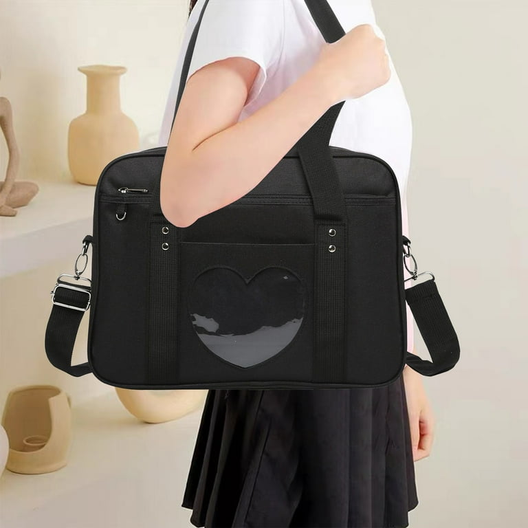 Viadha Women s Shoulder Bag Handy Messenger Heart Shaped Japanese School Bag Kawaii Wallet Anime Wallet Manga Tote Bag with A djustable Shoulder Strap Women s Bag Walmart