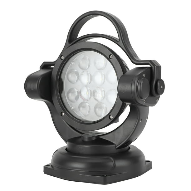 Rotaty Searchlight,Boat Searchlight 60W 12‑24V Spot Light Searchlight