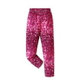 thumbnail image 1 of Toimothcn Pantalons pour Bébés Filles Décontractés Imprimés Floraux en Coton Taille Élastique Mode Carnaval Performance 4-5 Ans, 1 of 6