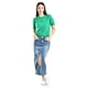 thumbnail image 4 of Blusa de punto tipo polo Roman Fashion /Juvenil, 3056 (Verde) verde CH, 4 of 5