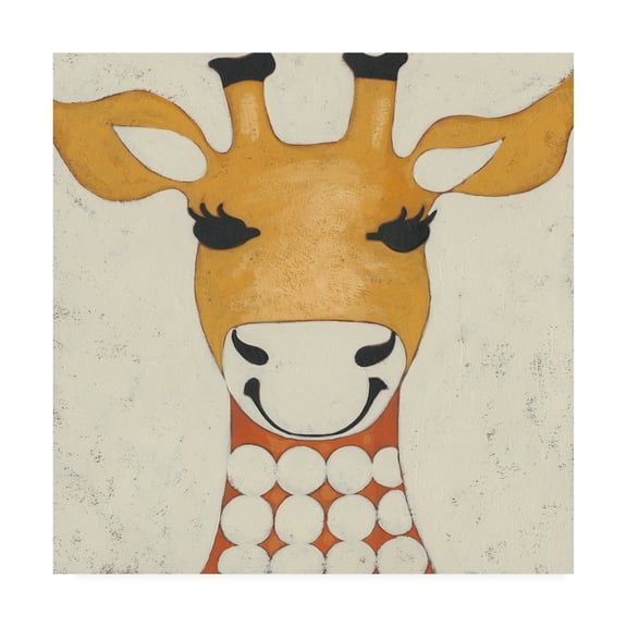 Trademark Fine Art 'Zoo Portrait IV' Canvas Art by Chariklia Zarris