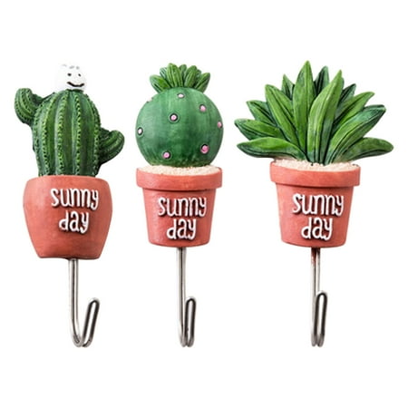 

3x Stainless Steel Wall Hooks Clothes Sticky Hangers for Home Office