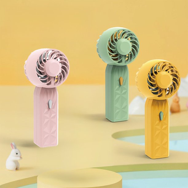 Fiudx Liquidación De Ahorros De Verano Ventilador Turbo De Mano Usb Recargable Silencioso Dormitorio De Estudiantes Oficina Ventilador De Turbina De Viento Portátil