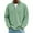 Green, variant on long Sleeve Shirts for Men Corduroy Plus Size Stand Collar Zipper Loose Casual Shirts Tops TrendyXL