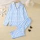 thumbnail image 1 of Pijamas con estampado navideño de otoño e invierno para hombre y mujer, 1 of 3