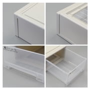 Doryh 18 Quart Plastic Stacking Chest of Drawer, 3 Packs Storage Drawer Box Bin