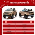 thumbnail image 2 of 12V 4.5AH Electric Car for Kids, Children Ride On Toy with Parental Remote Control, Kids’ Electric Vehicle with Soft Start Design/3 Speed/Double Seats & LED Lights, 2 of 6