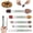 5PCS, variant on FUYGRCJ 4PCS Magnetic Measuring Spoons, Double-head Dual Size Measuring Spoons Set, 1/16tsp to 1tbsp 8 Size with Leveler, Stainless Steel Teaspoon Gadgets for Kitchen Baking and Cooking